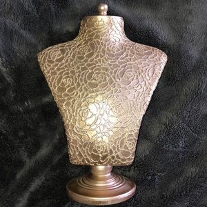 Necklace Stand (Gold Bust)